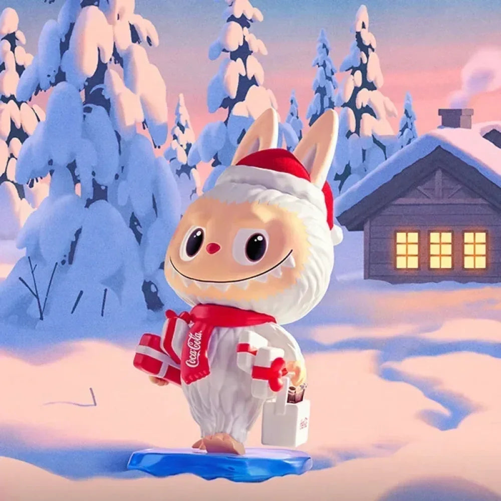 Figurines Labubu The Monster Coca-Cola Little Snowman-MaPelucheLabubu.fr | Adoptez votre Labubu : Peluches et Figurines Uniques