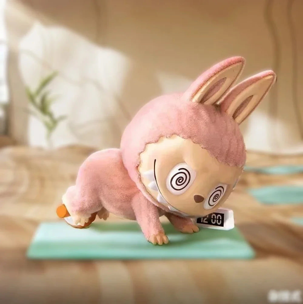Figurines The Monster Lazy Yoga Stretch Out-MaPelucheLabubu.fr | Adoptez votre Labubu : Peluches et Figurines Uniques