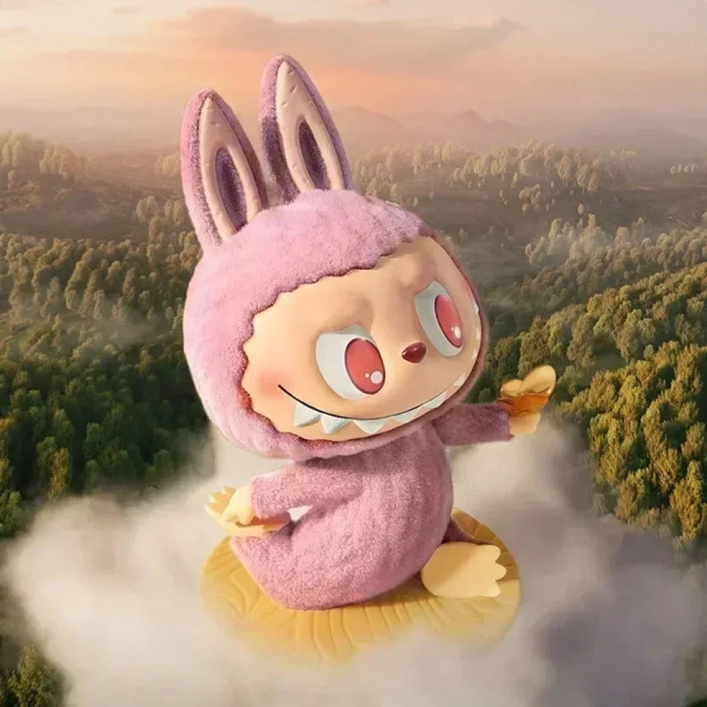 Figurines The Monster Lazy Yoga Stretch Out-MaPelucheLabubu.fr | Adoptez votre Labubu : Peluches et Figurines Uniques