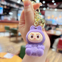 Découvrir le modèle PURPLE / 5.5cm Porte-clé Mini Labubu - modèle PURPLE / 5.5cm - MaPelucheLabubu.fr | Adoptez votre Labubu : Peluches et Figurines Uniques