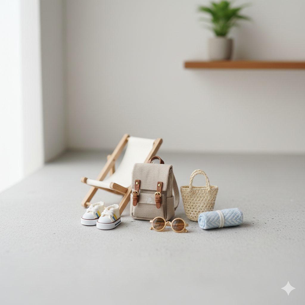 Accessoires et vêtement miniature pour peluche labubu