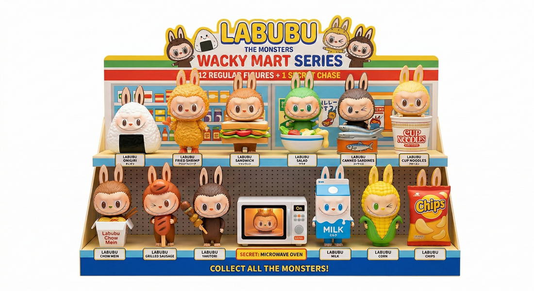 Figurine Labubu The Monster Wacky Mart Series Blind Box
