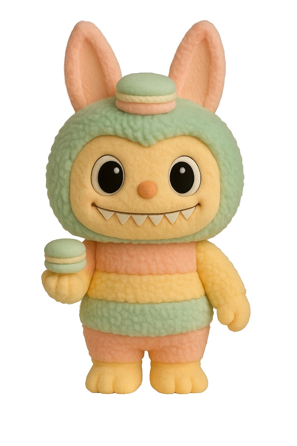 image de la collection de figurines Labubu The Monsters Exciting Macaron.