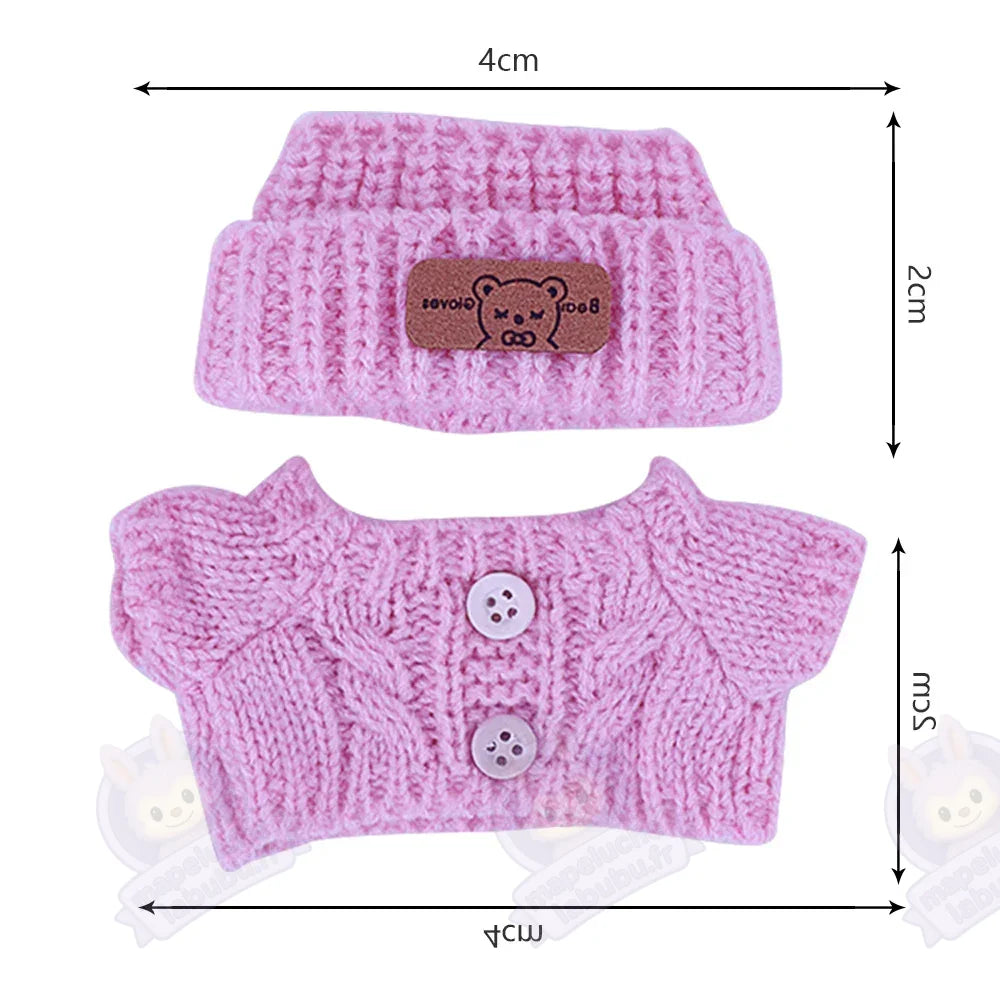Accessoires labubu d'hivers 15 /17 cm-MaPelucheLabubu.fr | Adoptez votre Labubu : Peluches et Figurines Uniques