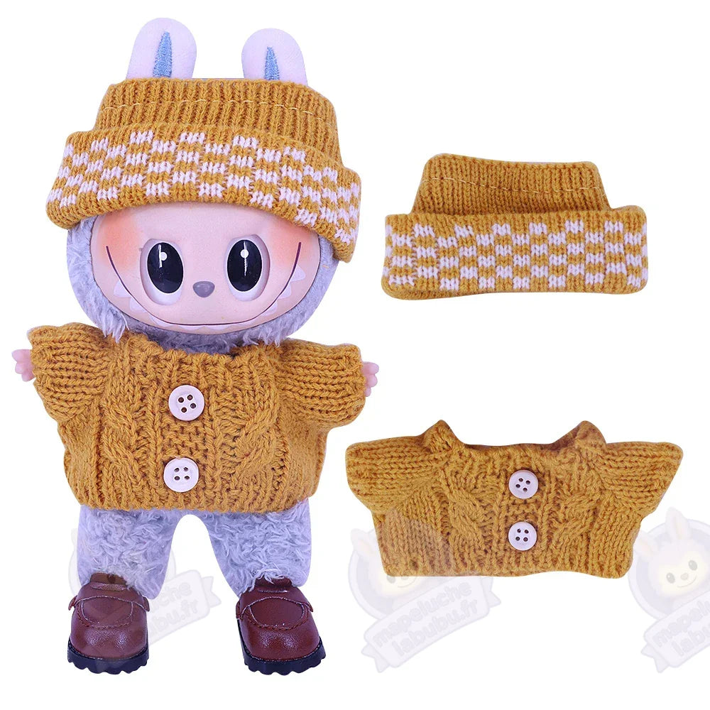 Accessoires labubu d'hivers 15 /17 cm-MaPelucheLabubu.fr | Adoptez votre Labubu : Peluches et Figurines Uniques
