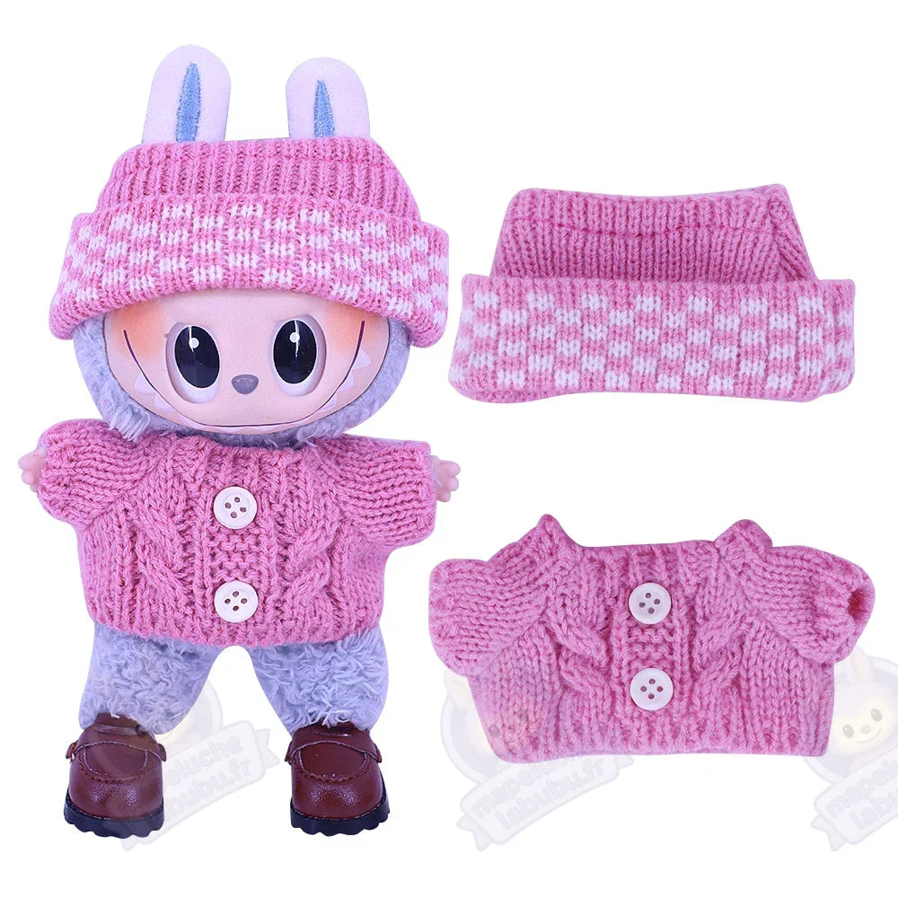 Accessoires labubu d'hivers 15 /17 cm-MaPelucheLabubu.fr | Adoptez votre Labubu : Peluches et Figurines Uniques