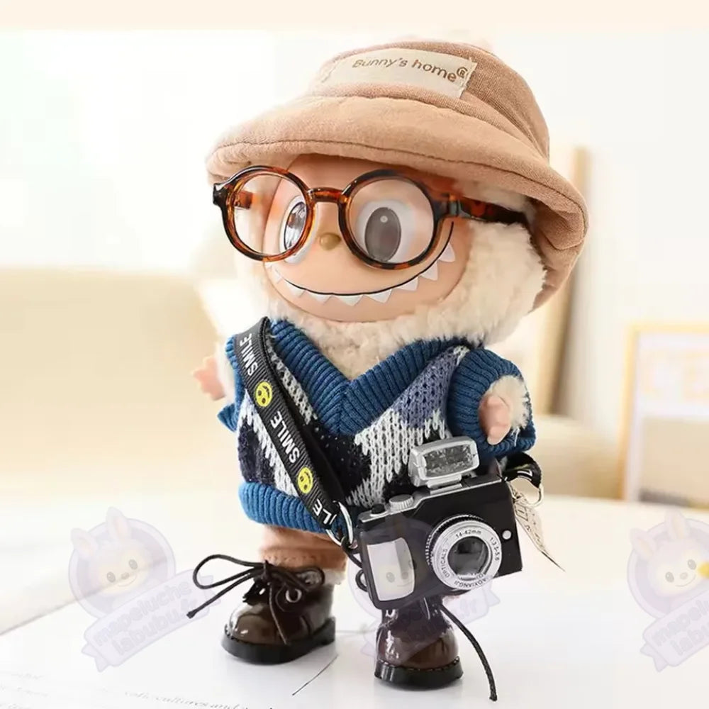 Appareil photo avec flash pour Labubu-MaPelucheLabubu.fr | Adoptez votre Labubu : Peluches et Figurines Uniques