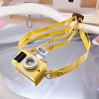 Appareil photo avec flash pour Labubu - modèle yellow - MaPelucheLabubu.fr | Adoptez votre Labubu : Peluches et Figurines Uniques