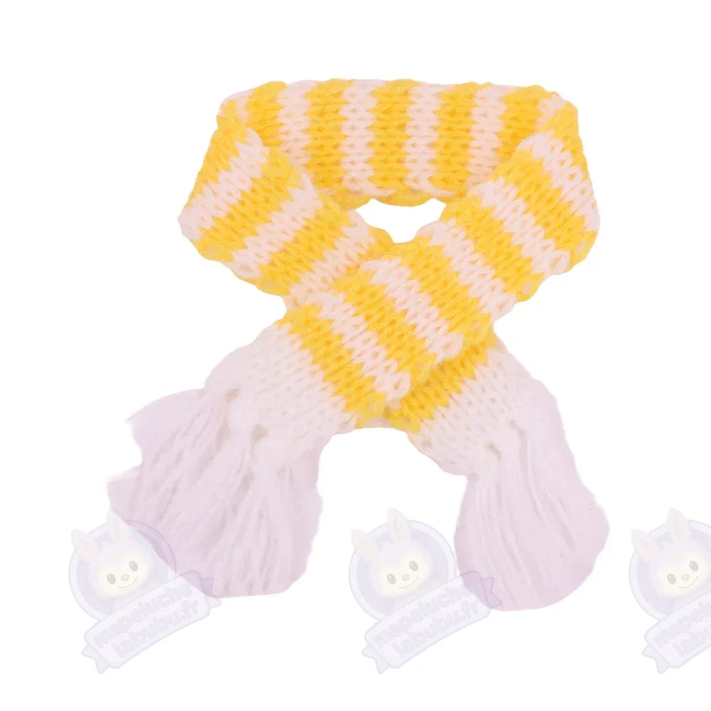 Echarpe tricoté labubu-MaPelucheLabubu.fr | Adoptez votre Labubu : Peluches et Figurines Uniques