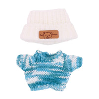 Bonnet et pull tricoté labubu - MaPelucheLabubu.fr | Adoptez votre Labubu : Peluches et Figurines Uniques