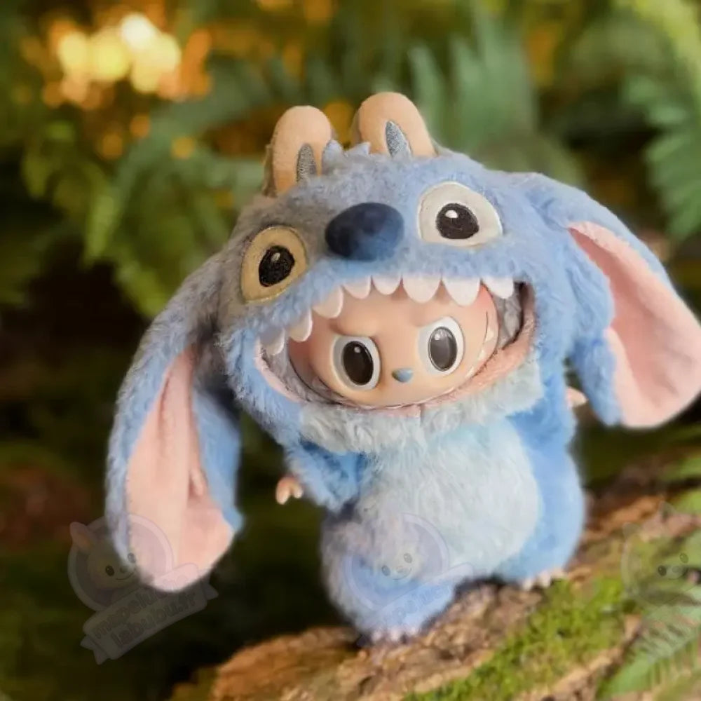 Combinaison stitch rose pour labubu-MaPelucheLabubu.fr | Adoptez votre Labubu : Peluches et Figurines Uniques