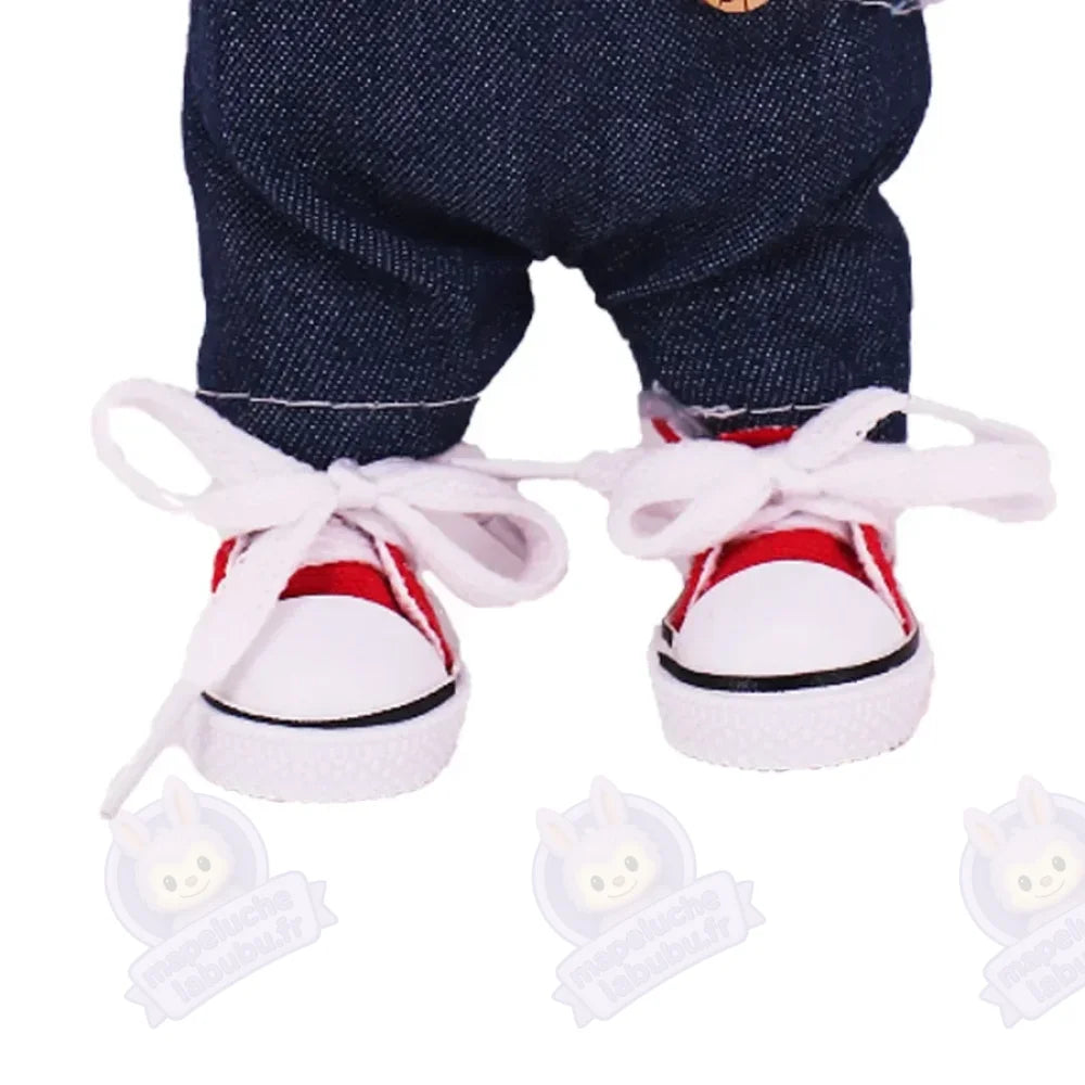 Converse pour Labubu-MaPelucheLabubu.fr | Adoptez votre Labubu : Peluches et Figurines Uniques
