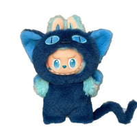 déguisement Labubu peluche chat bleu-MaPelucheLabubu.fr | Adoptez votre Labubu : Peluches et Figurines Uniques