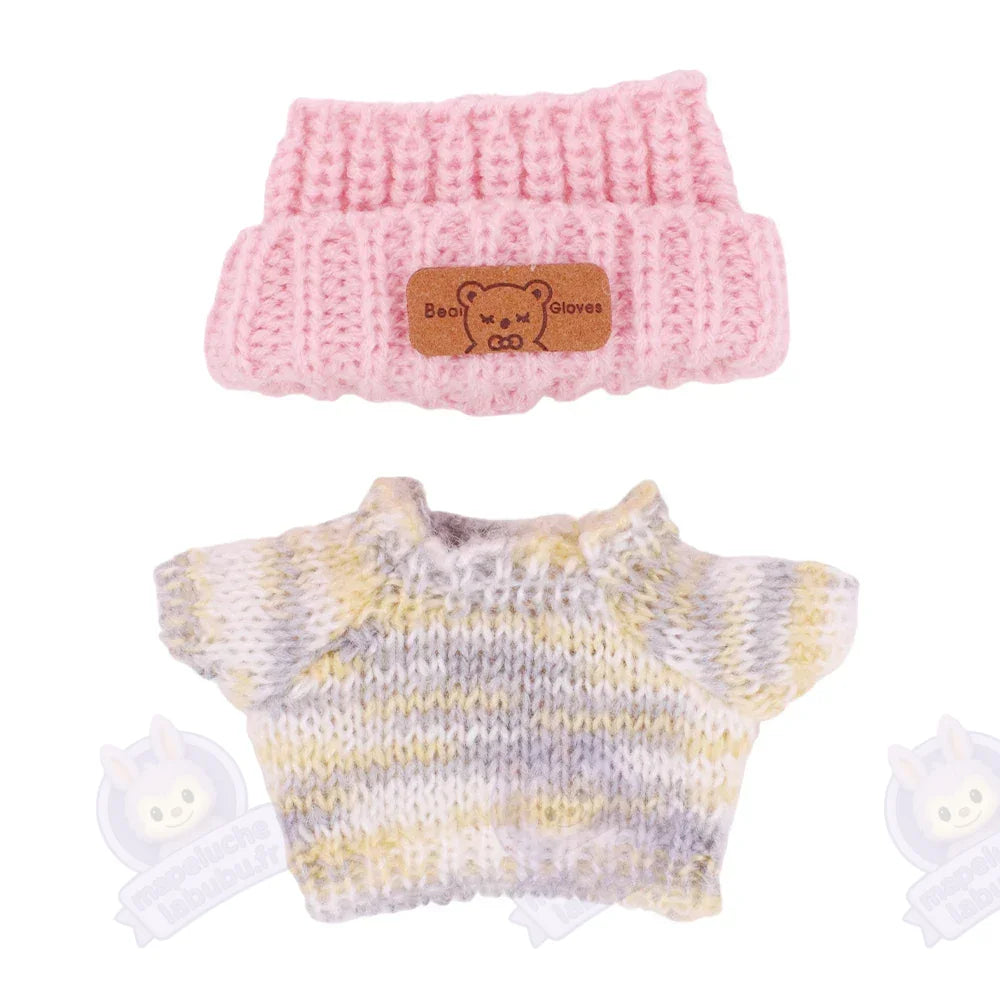 Echarpe tricoté labubu-MaPelucheLabubu.fr | Adoptez votre Labubu : Peluches et Figurines Uniques