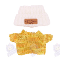 Echarpe jaune tricoté labubu - modèle Xm2649 / One Size - MaPelucheLabubu.fr | Adoptez votre Labubu : Peluches et Figurines Uniques