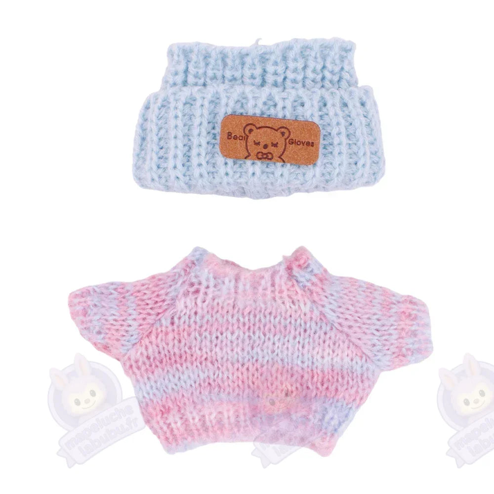 Echarpe tricoté labubu-MaPelucheLabubu.fr | Adoptez votre Labubu : Peluches et Figurines Uniques