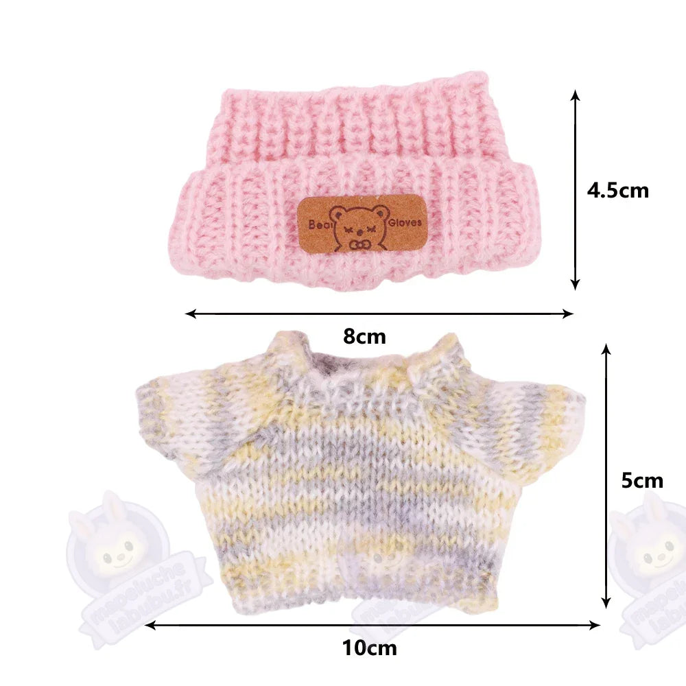 Echarpe tricoté labubu-MaPelucheLabubu.fr | Adoptez votre Labubu : Peluches et Figurines Uniques