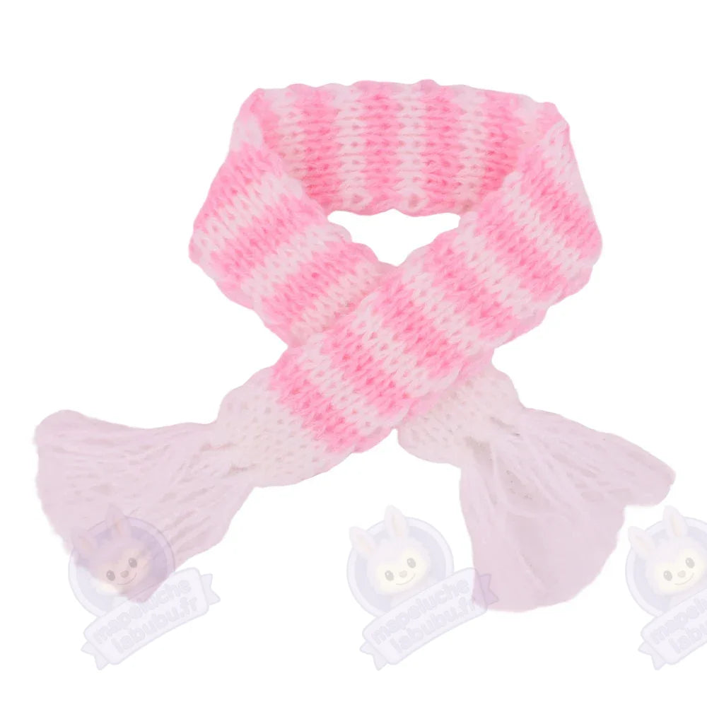 Echarpe tricoté labubu-MaPelucheLabubu.fr | Adoptez votre Labubu : Peluches et Figurines Uniques