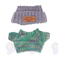 Echarpe tricoté verte labubu - modèle Xm2650 / One Size - MaPelucheLabubu.fr | Adoptez votre Labubu : Peluches et Figurines Uniques