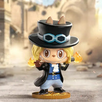 Figurine Labubu The Monster x One Piece Sabo - MaPelucheLabubu.fr | Adoptez votre Labubu : Peluches et Figurines Uniques