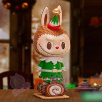 Figurines Labubu The Monsters Let's Christmas Snowman - modèle Tree trunk Cake - MaPelucheLabubu.fr | Adoptez votre Labubu : Peluches et Figurines Uniques