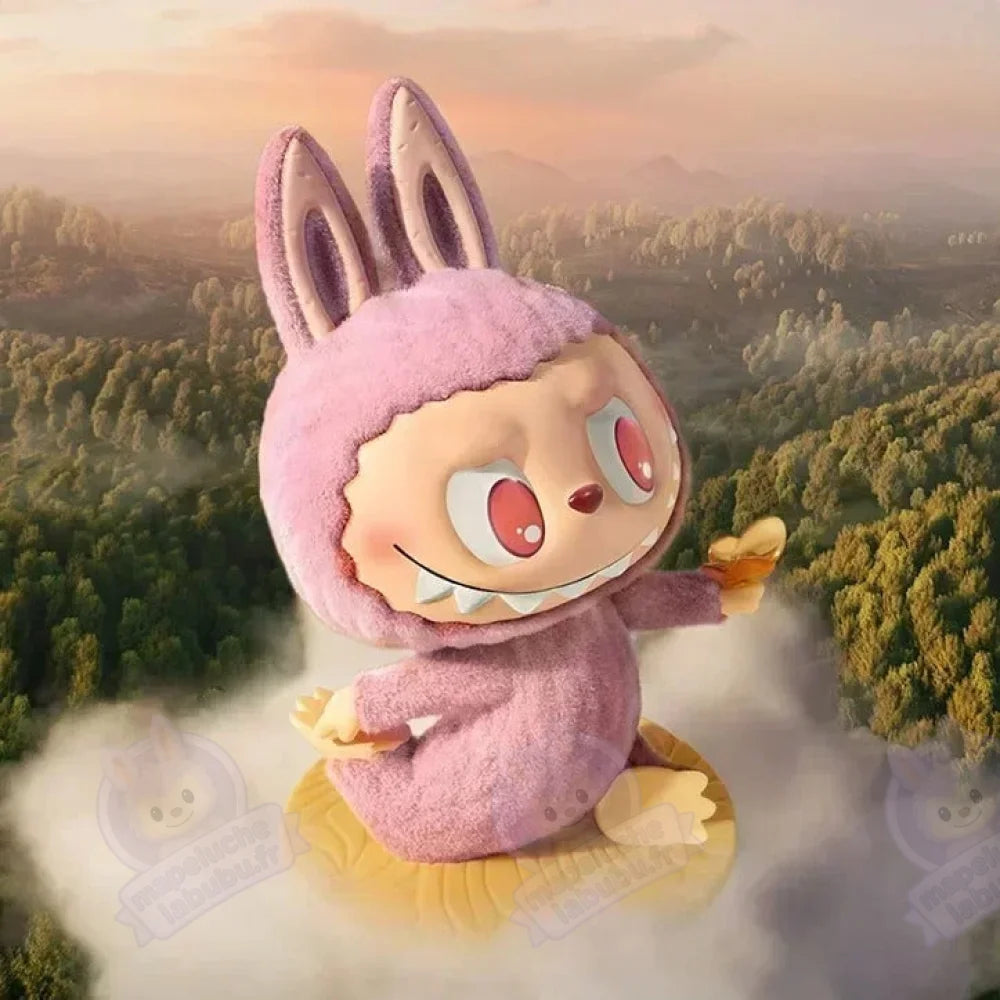 Figurines The Monster Lazy Yoga Lay Down-MaPelucheLabubu.fr | Adoptez votre Labubu : Peluches et Figurines Uniques