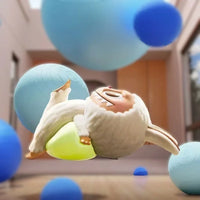 Figurines The Monster Lazy Yoga Lay Down - MaPelucheLabubu.fr | Adoptez votre Labubu : Peluches et Figurines Uniques