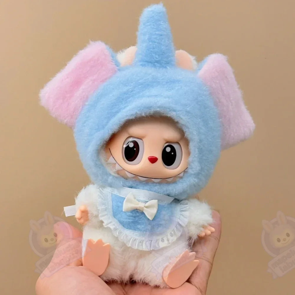 Labubu combinaison éléphant bleu-MaPelucheLabubu.fr | Adoptez votre Labubu : Peluches et Figurines Uniques