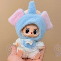 Labubu combinaison éléphant bleu - modèle 16 - MaPelucheLabubu.fr | Adoptez votre Labubu : Peluches et Figurines Uniques