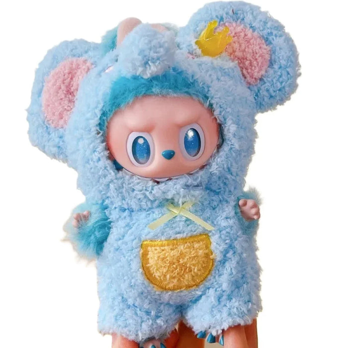 Labubu combinaison éléphant bleu-MaPelucheLabubu.fr | Adoptez votre Labubu : Peluches et Figurines Uniques