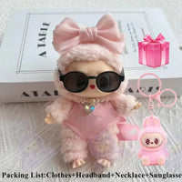 Maillot & nœud Labubu one piece - modèle F - MaPelucheLabubu.fr | Adoptez votre Labubu : Peluches et Figurines Uniques