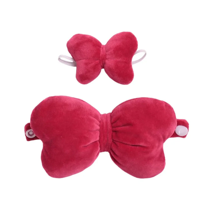 Nœud papillon et ailes rouge Labubu-MaPelucheLabubu.fr | Adoptez votre Labubu : Peluches et Figurines Uniques