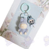 Porte-clé Labubu gris-MaPelucheLabubu.fr | Adoptez votre Labubu : Peluches et Figurines Uniques