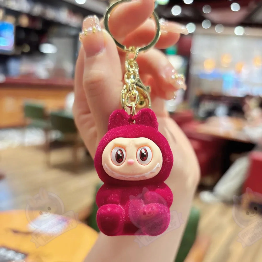 Porte-clé Mini Labubu-MaPelucheLabubu.fr | Adoptez votre Labubu : Peluches et Figurines Uniques