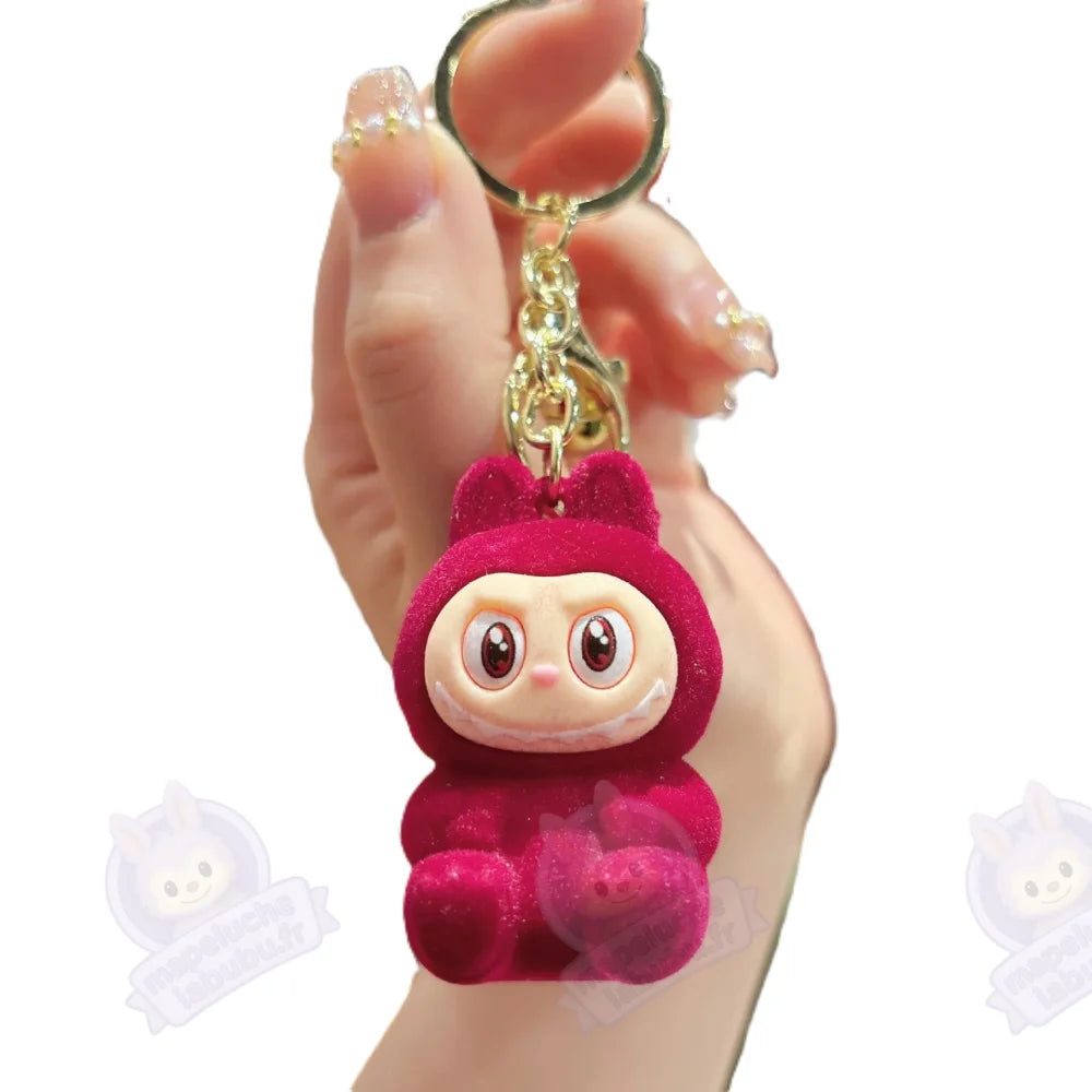 Porte-clé Mini Labubu-MaPelucheLabubu.fr | Adoptez votre Labubu : Peluches et Figurines Uniques