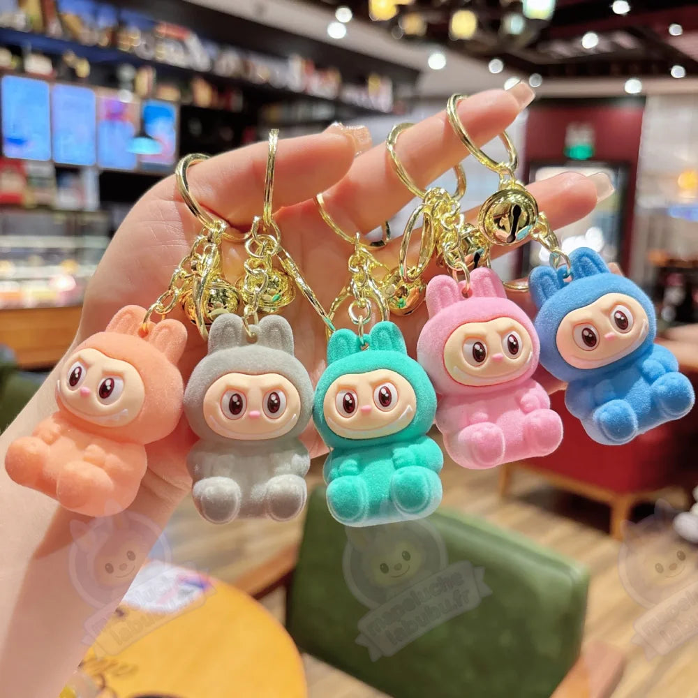 Porte-clé Mini Labubu-MaPelucheLabubu.fr | Adoptez votre Labubu : Peluches et Figurines Uniques