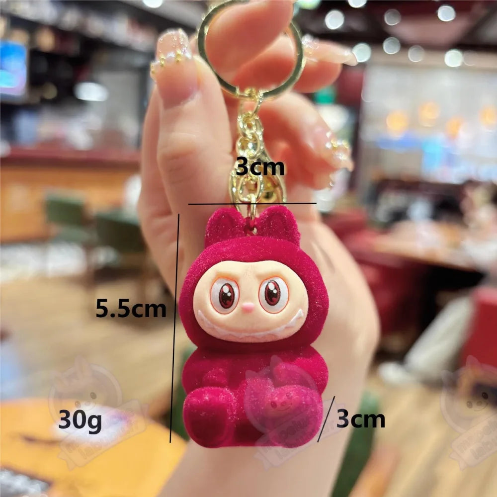 Porte-clé Mini Labubu-MaPelucheLabubu.fr | Adoptez votre Labubu : Peluches et Figurines Uniques