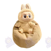 Pouf pour Labubu violet - modèle A - MaPelucheLabubu.fr | Adoptez votre Labubu : Peluches et Figurines Uniques