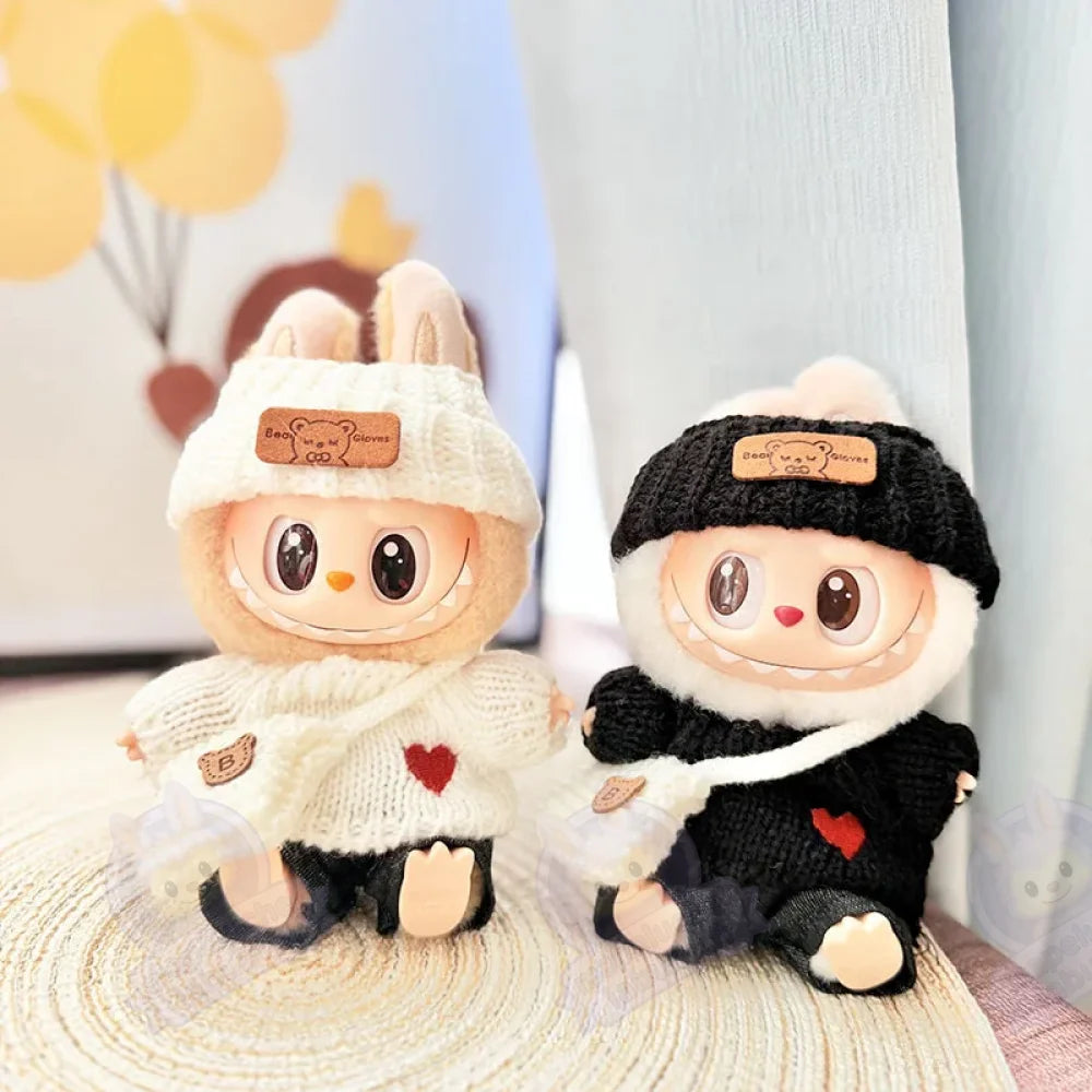 Pull en laine marron Labubu-MaPelucheLabubu.fr | Adoptez votre Labubu : Peluches et Figurines Uniques