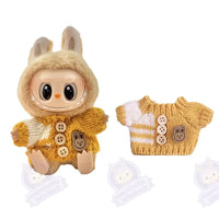 Pull en laine marron Labubu - modèle S Not Include Doll - MaPelucheLabubu.fr | Adoptez votre Labubu : Peluches et Figurines Uniques