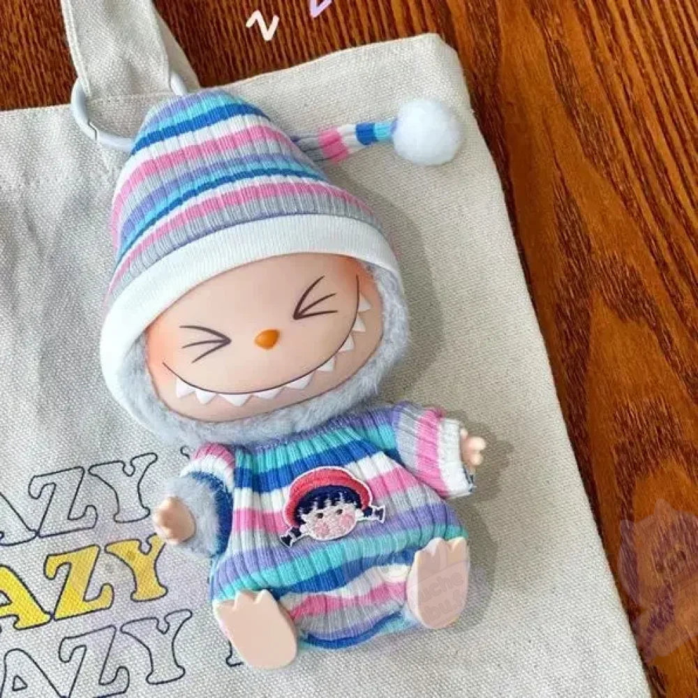 Pyjama Labubu colorés-MaPelucheLabubu.fr | Adoptez votre Labubu : Peluches et Figurines Uniques