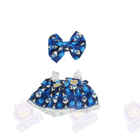 Robe bleue pour labubu - modèle 1 / 15-17cm - MaPelucheLabubu.fr | Adoptez votre Labubu : Peluches et Figurines Uniques