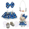 Robe bleue pour labubu-MaPelucheLabubu.fr | Adoptez votre Labubu : Peluches et Figurines Uniques