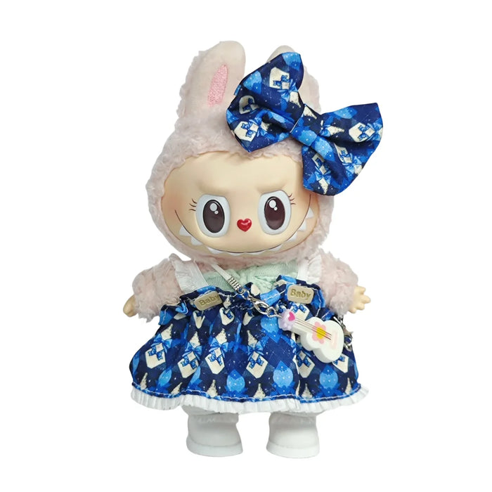 Robe bleue pour labubu-MaPelucheLabubu.fr | Adoptez votre Labubu : Peluches et Figurines Uniques