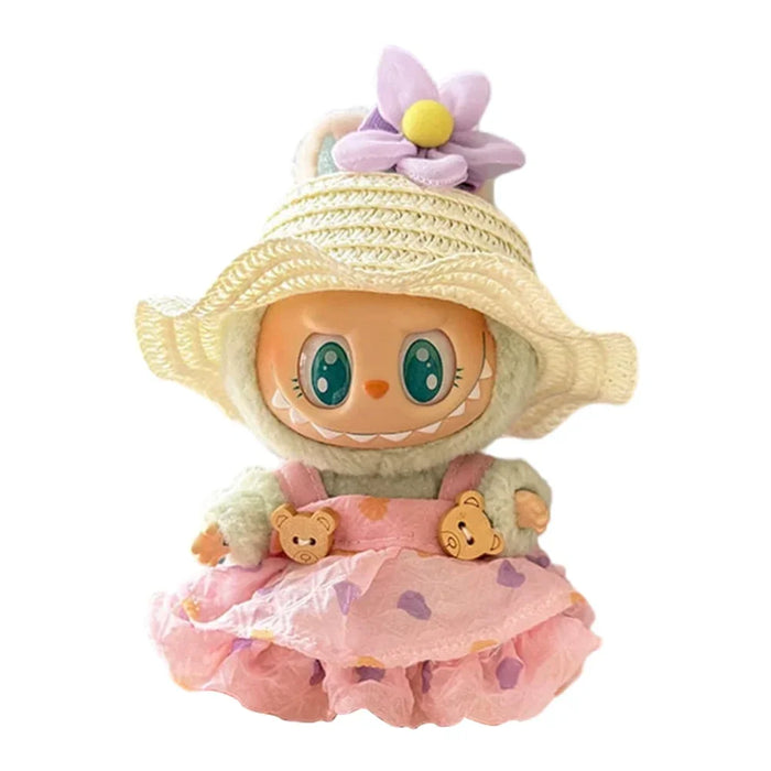 Robe cerisier Labubu-MaPelucheLabubu.fr | Adoptez votre Labubu : Peluches et Figurines Uniques