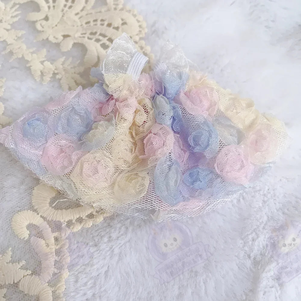 Robe fleuries pour Labubu Princesse-MaPelucheLabubu.fr | Adoptez votre Labubu : Peluches et Figurines Uniques