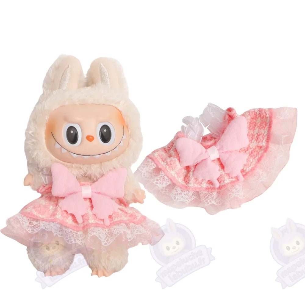 Robe labubu accessoires 17 cm-MaPelucheLabubu.fr | Adoptez votre Labubu : Peluches et Figurines Uniques