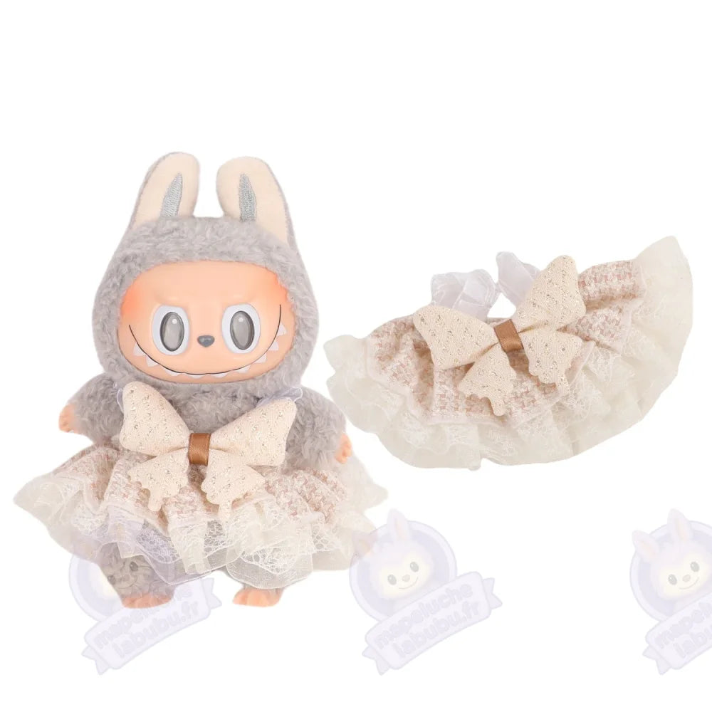 Robe labubu accessoires 17 cm-MaPelucheLabubu.fr | Adoptez votre Labubu : Peluches et Figurines Uniques