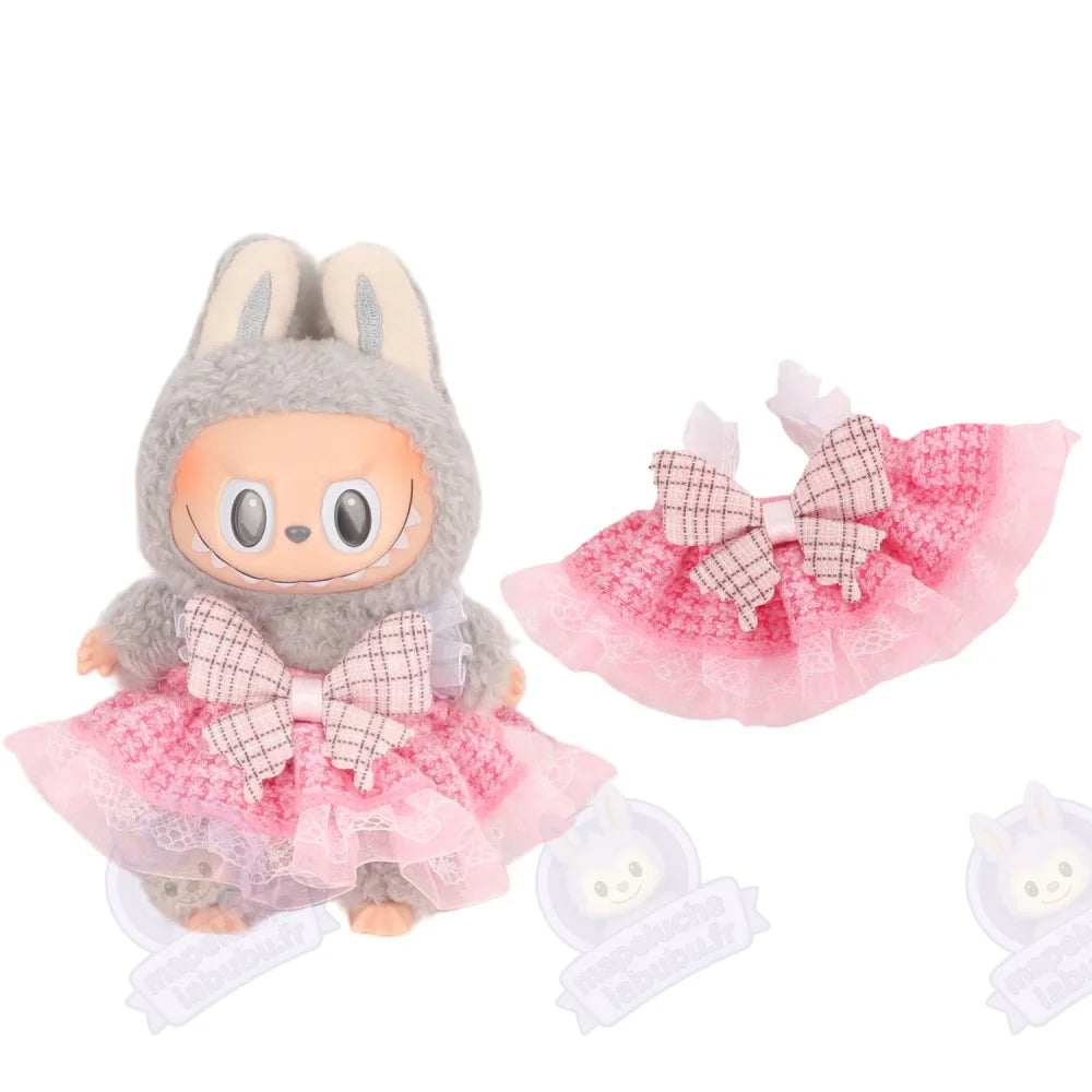 Robe labubu accessoires 17 cm-MaPelucheLabubu.fr | Adoptez votre Labubu : Peluches et Figurines Uniques