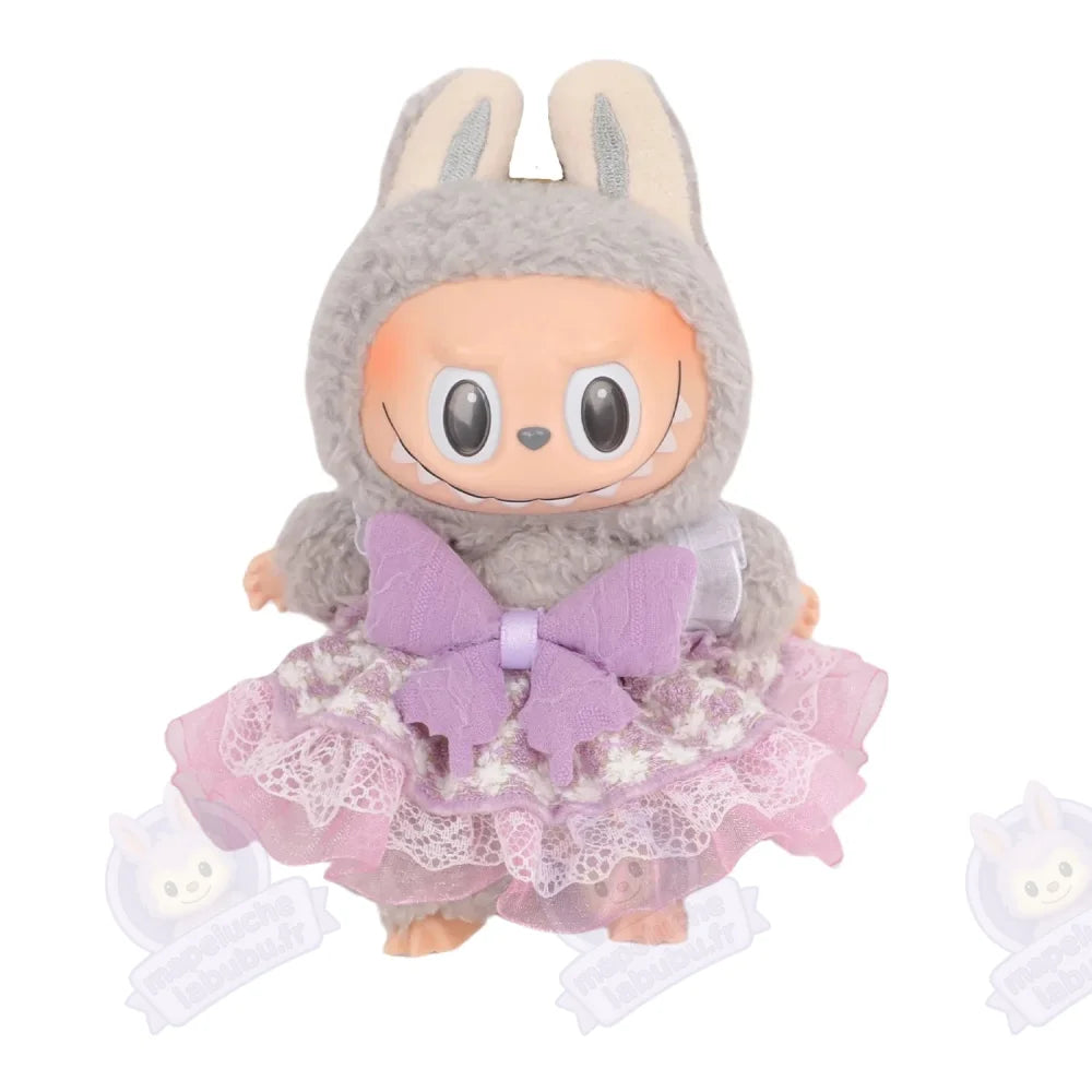 Robe labubu accessoires 17 cm-MaPelucheLabubu.fr | Adoptez votre Labubu : Peluches et Figurines Uniques